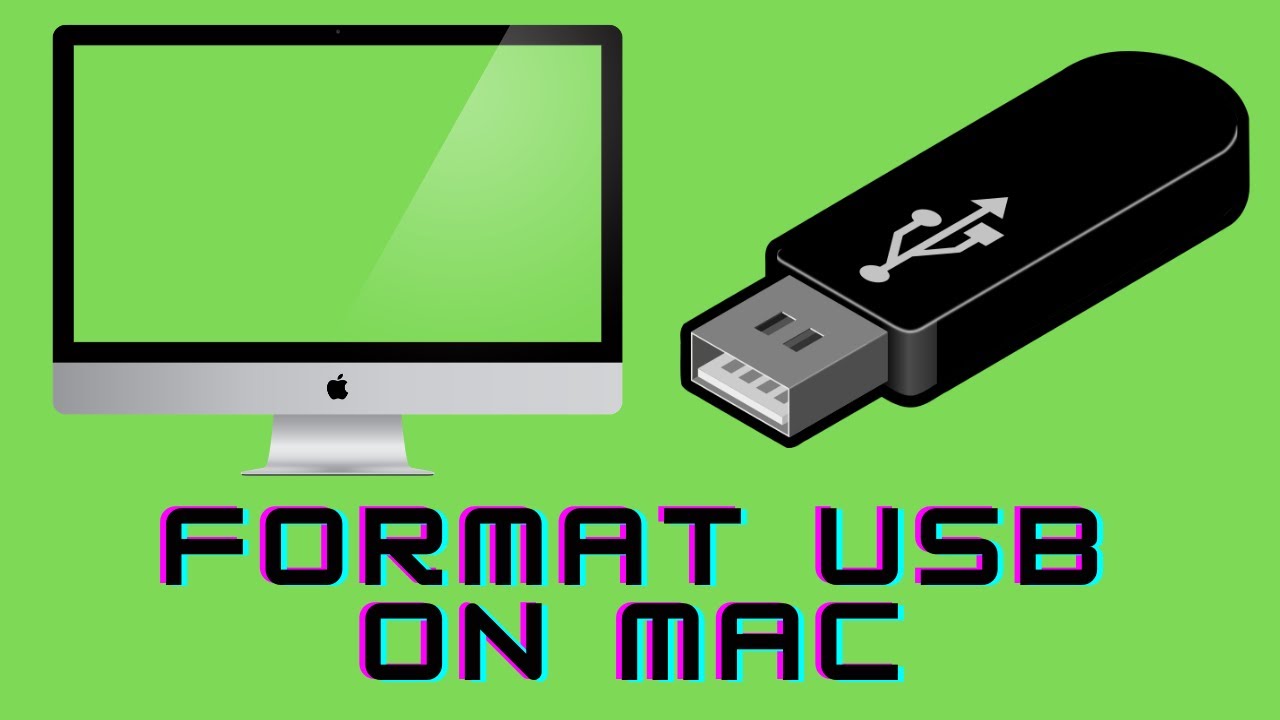 formatting a usb on a pc for a mac